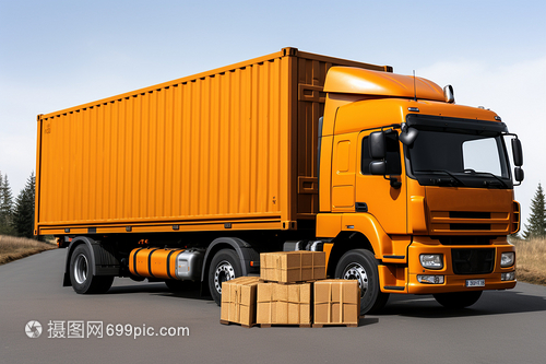 貨車上的貨物在路邊行駛 道路貨物運(yùn)輸?shù)默F(xiàn)狀與挑戰(zhàn)